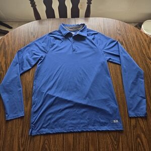 MSX By Michael Strahan Long Sleeve Polo Shirt